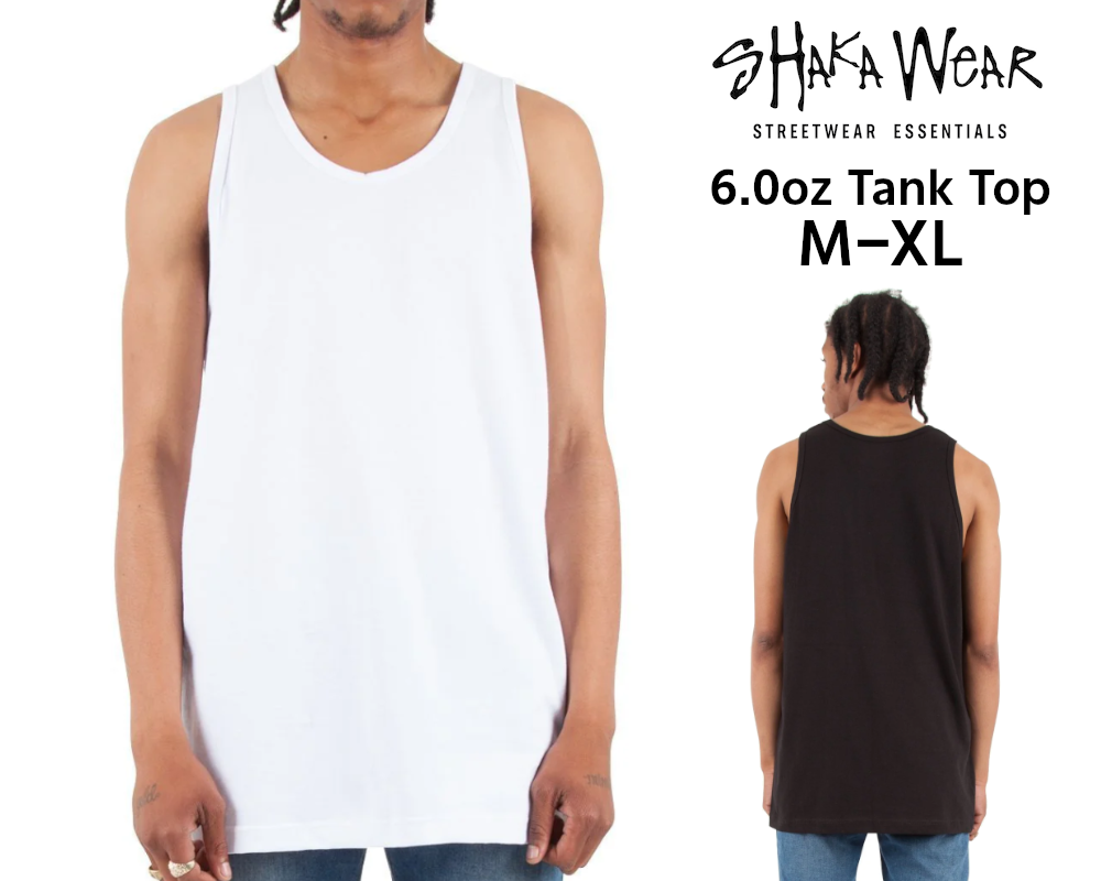 SHAKA WEAR (シャカウェア) 6.0オンス タンクトップ シャツ 6.0
